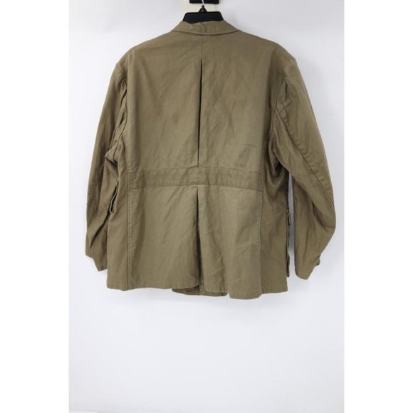 Former japanese Army nakata Replica jacket mens 1 Tokyo ueno golden button green - Picture 4 of 15